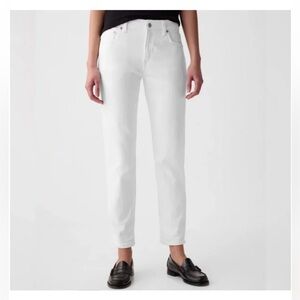 GAP Denim White Best Girlfriend Jeans